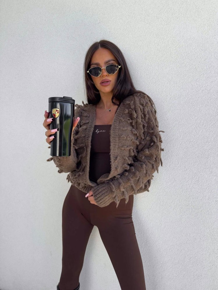 Sweter LIZZY, czekolada