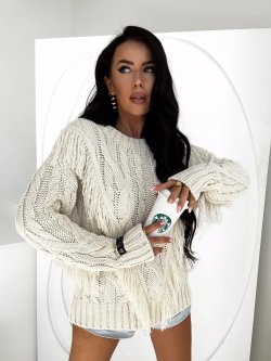 Sweter INDIANA, wanilia