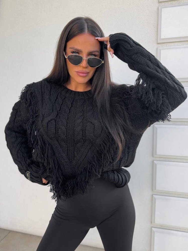 Sweter INDIANA, czarny