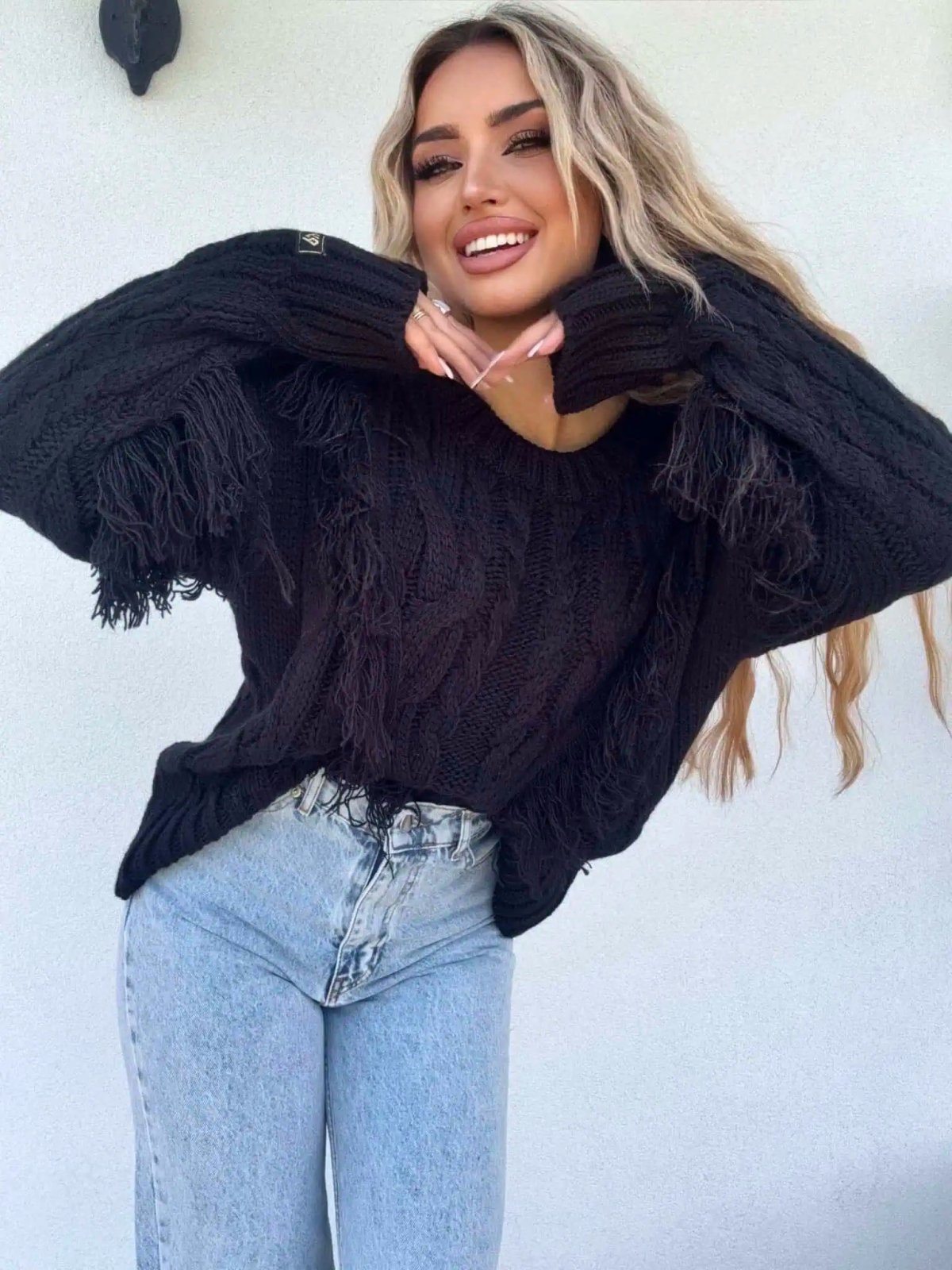 Sweter INDIANA, czarny