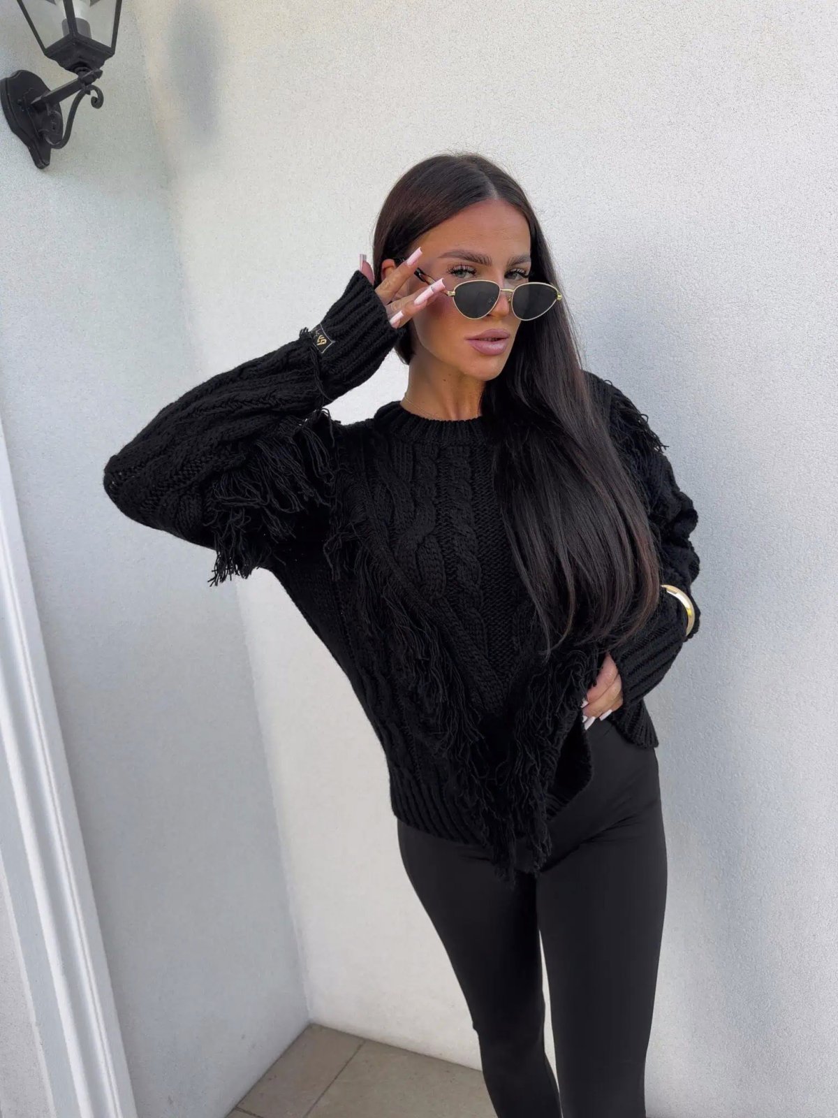 Sweter INDIANA, czarny