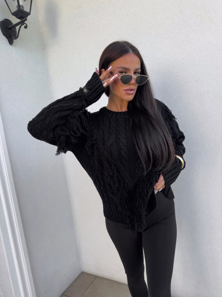 Sweter INDIANA, czarny