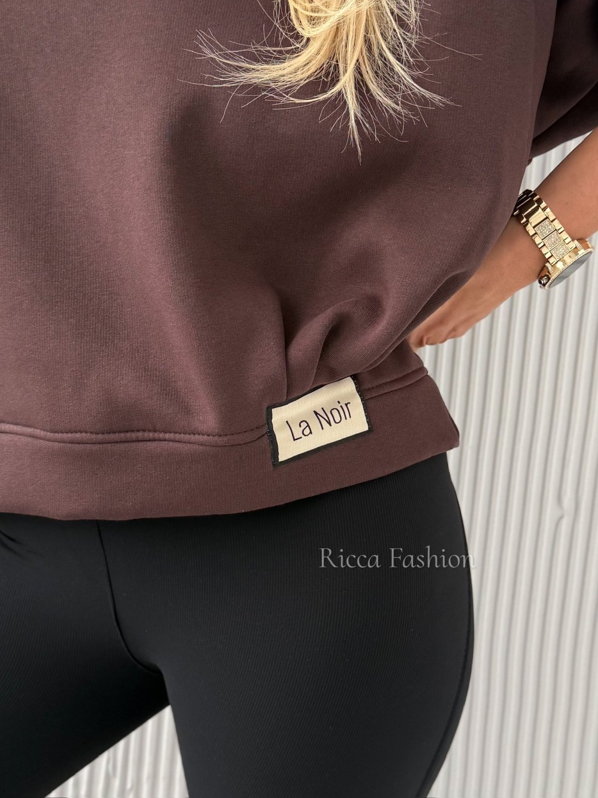 Bluza dresowa NOIRO, chocolate