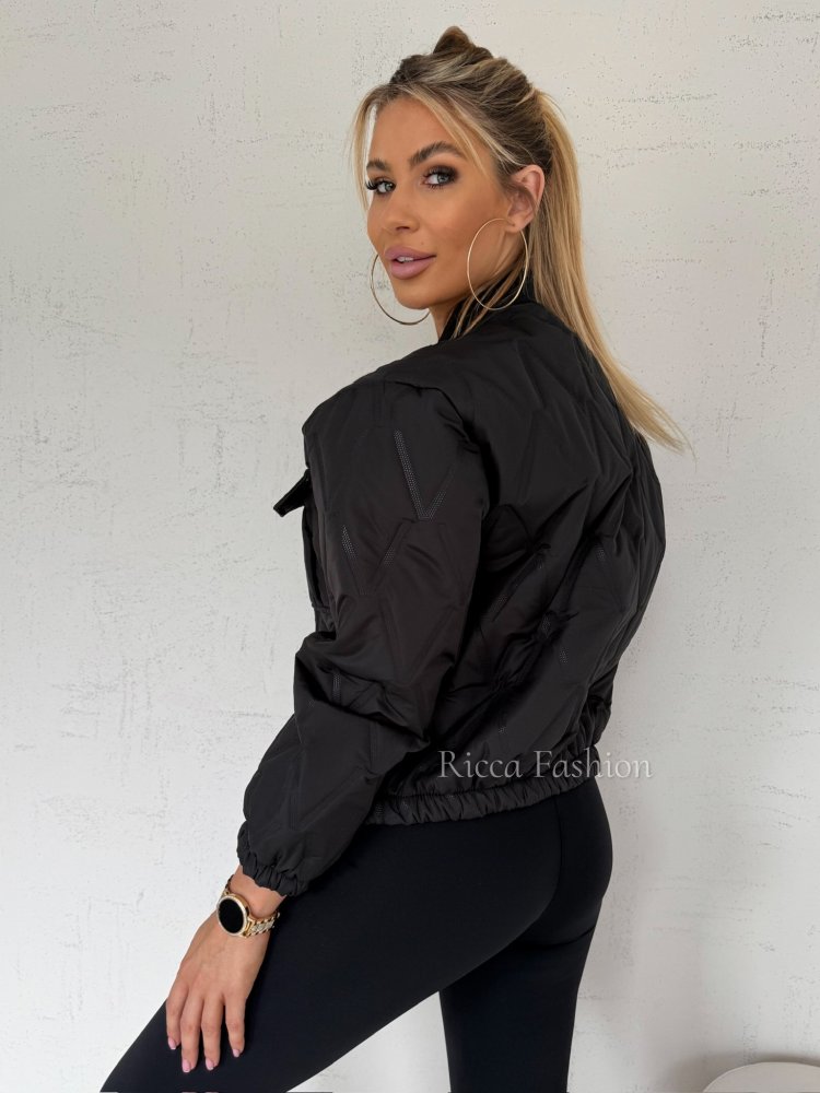 Kurtka pikowana FLORINE, black