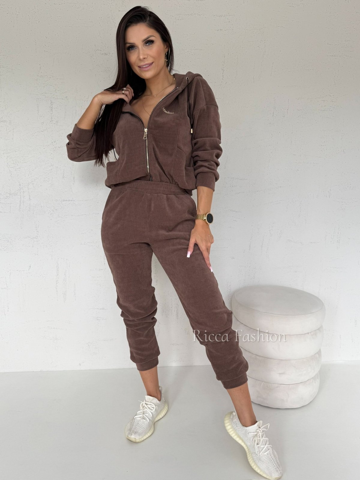 Komplet VIRRAL, chocolate