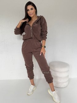 Komplet VIRRAL, chocolate