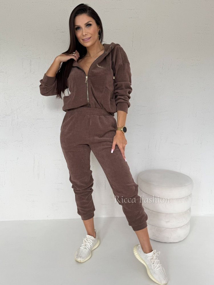 Komplet VIRRAL, chocolate