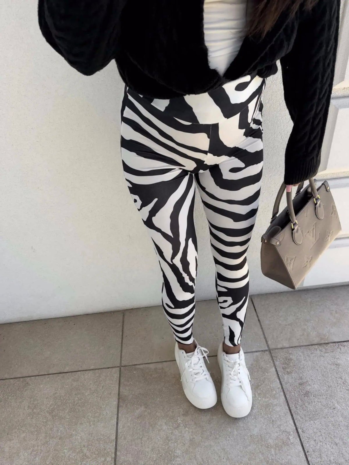 Legginsy GYM TIME, zebra