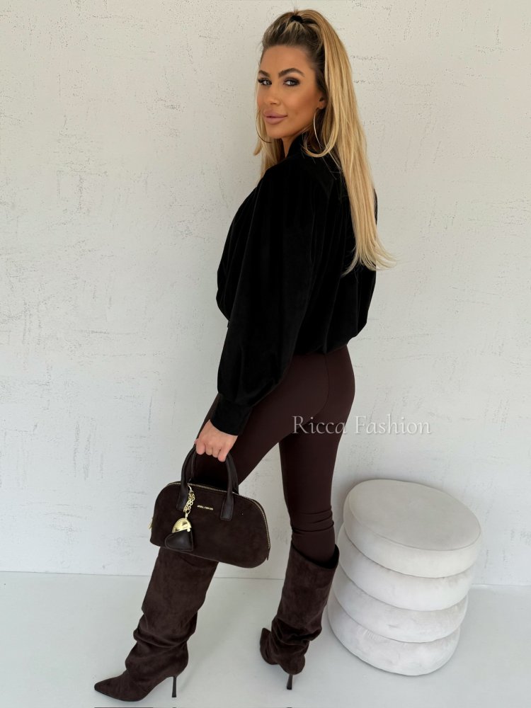 Kurtka/katana zamszowa NOMI, black