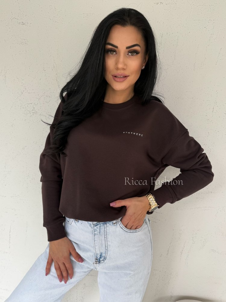 Bluza bawełniana MAVI, dark...