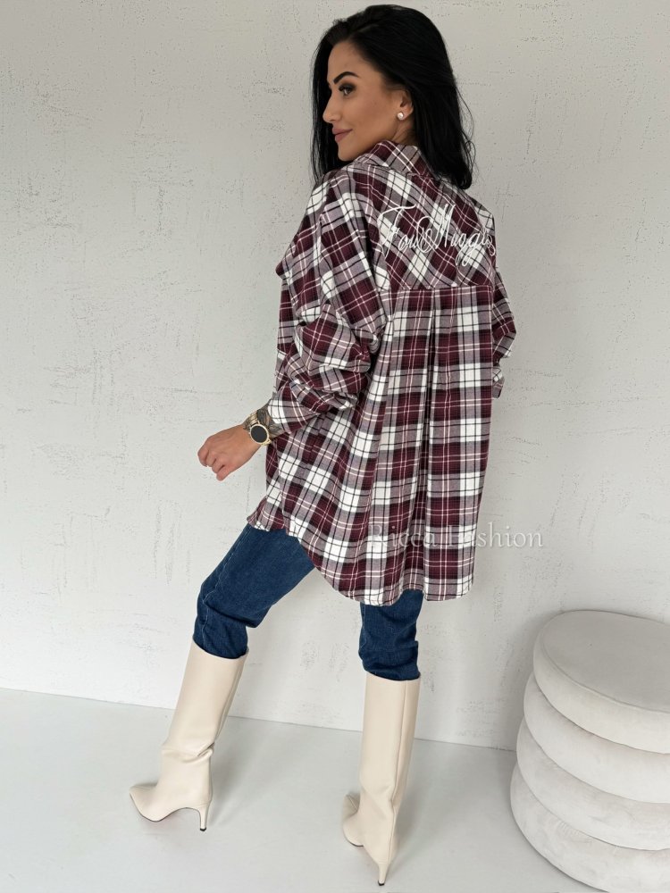 Koszula bawełniana w kratę...