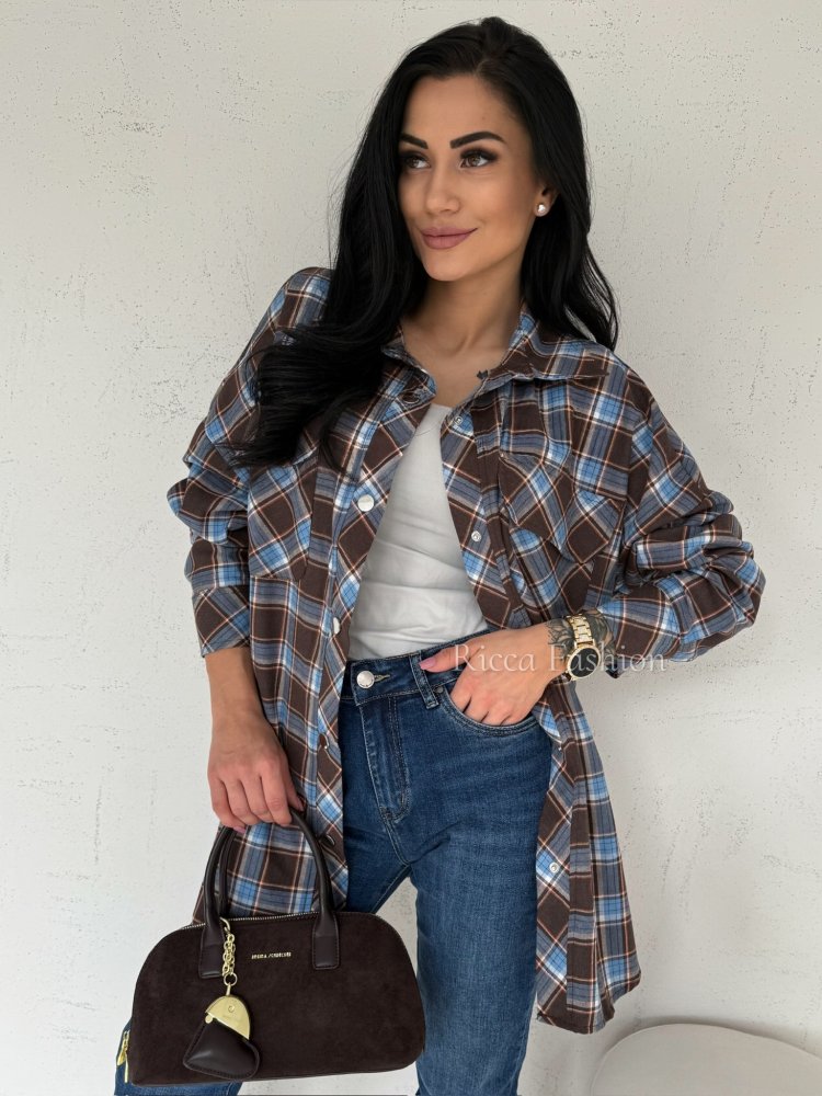 Koszula bawełniana w kratę...