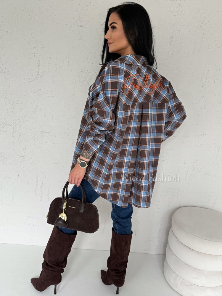 Koszula bawełniana w kratę...