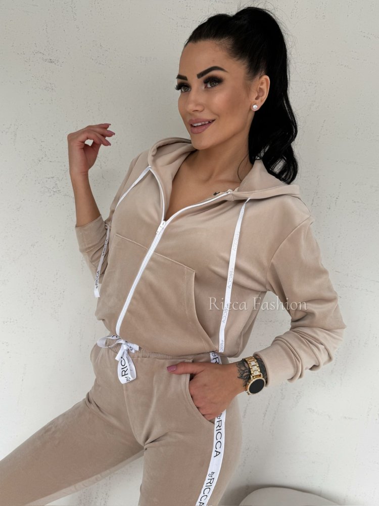 Komplet welurowy ANGEL by...