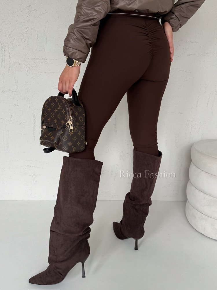 Legginsy prążkowane ROMI by...