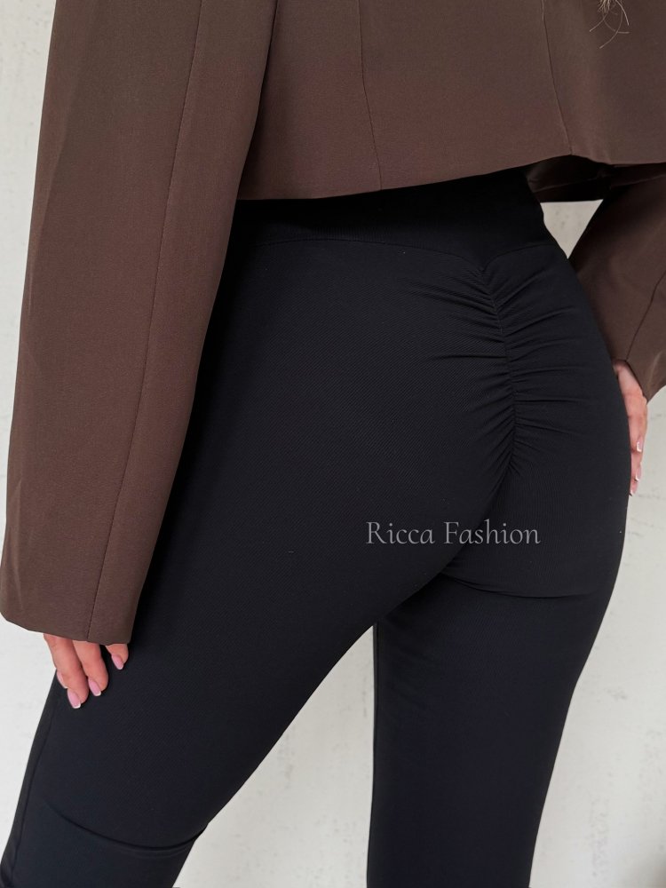 Legginsy prążkowane ROMI by...