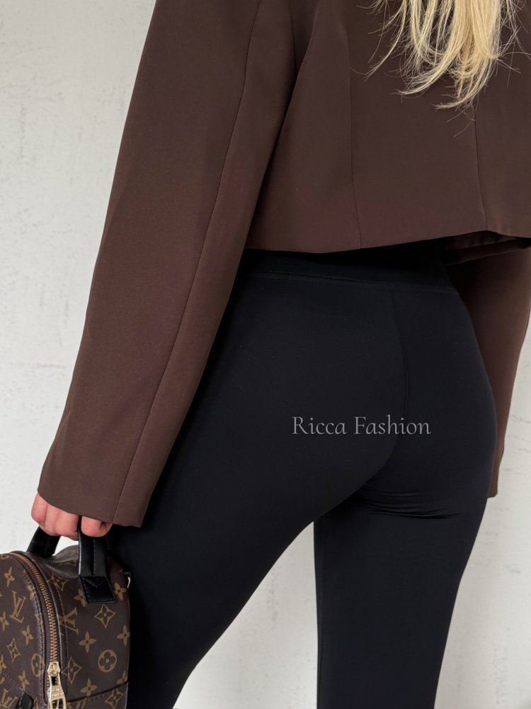 Legginsy z lycry SILK, black