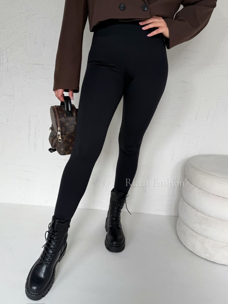 Legginsy z lycry SILK, black