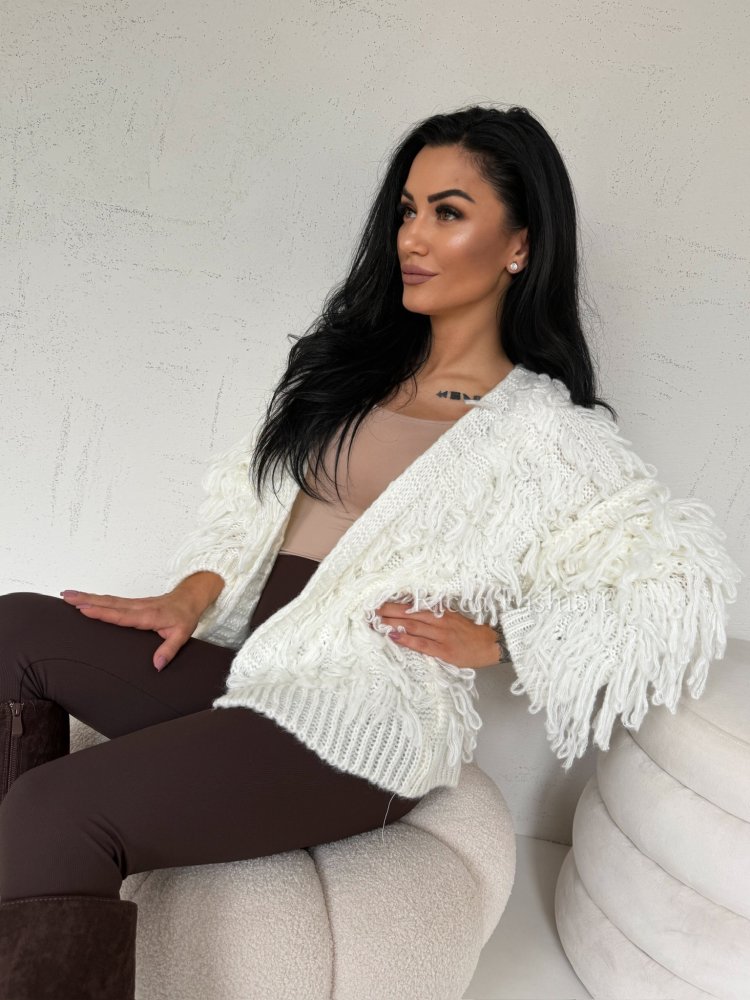 Kardigan FLOPPY, ecru