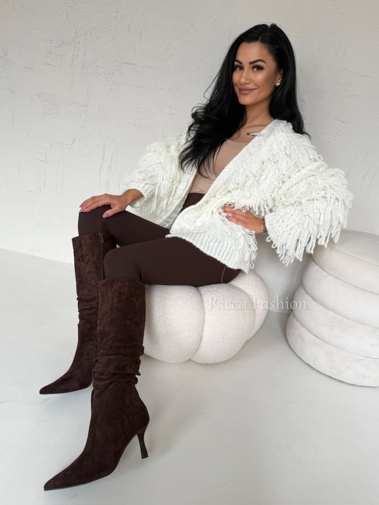 Kardigan FLOPPY, ecru