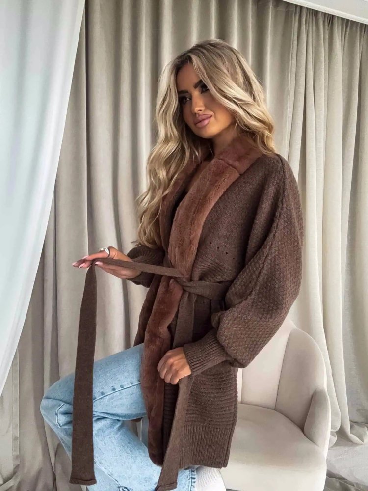 Kardigan DREAM, czekolada