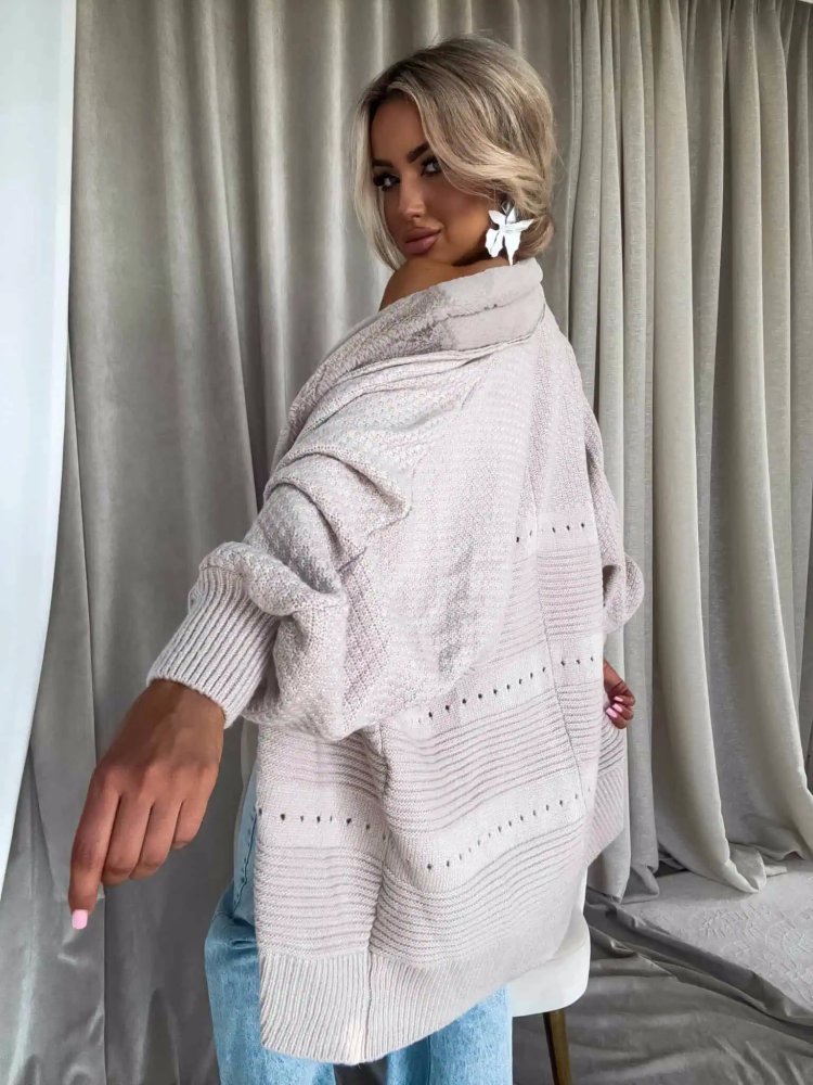 Kardigan DREAM, taupe