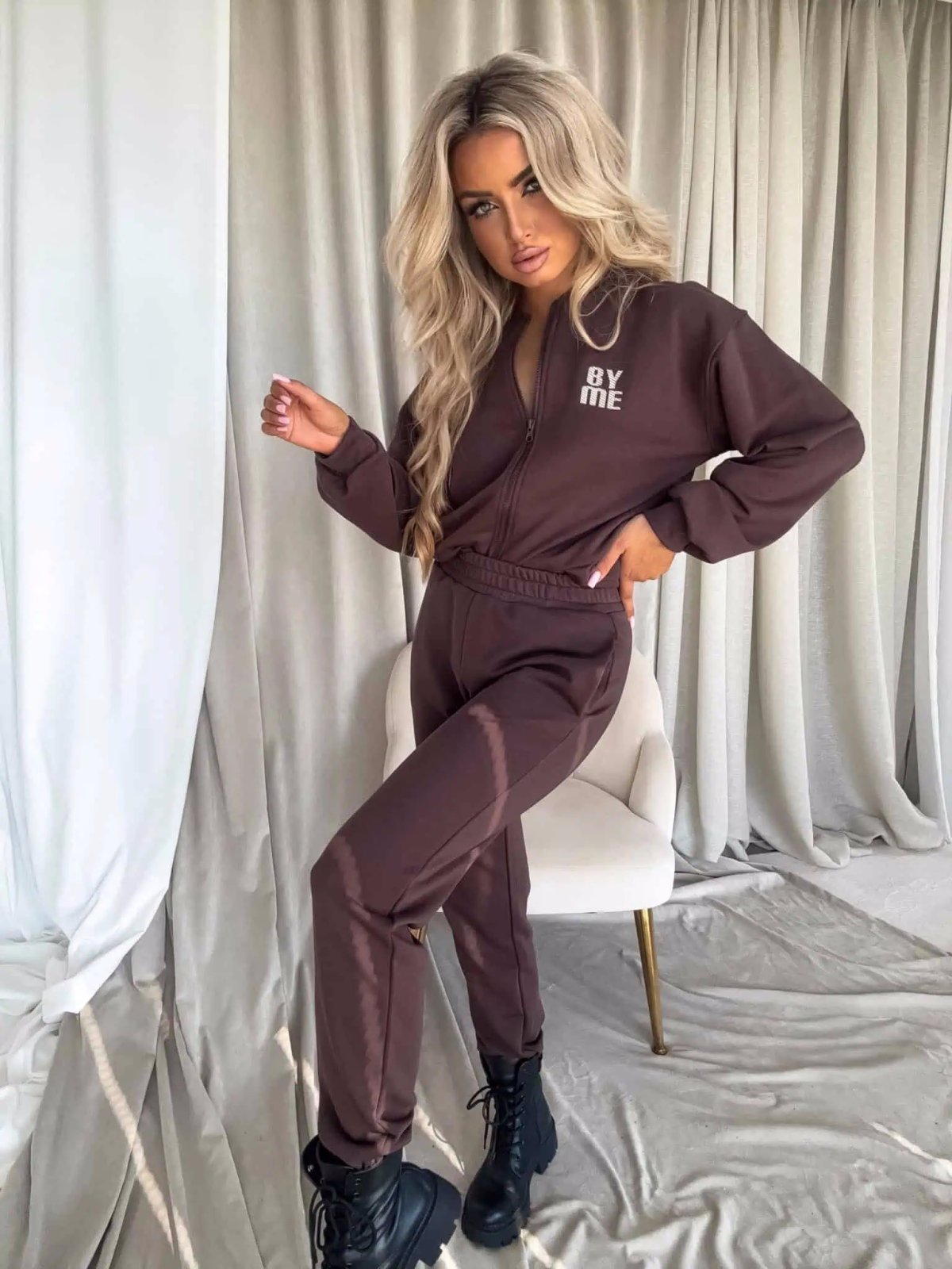 Bluza MIMI, czekoladowa