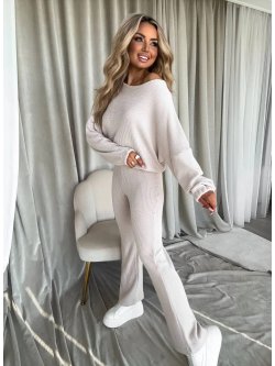 Komplet z bawełną I'M ANGEL, jasny beż