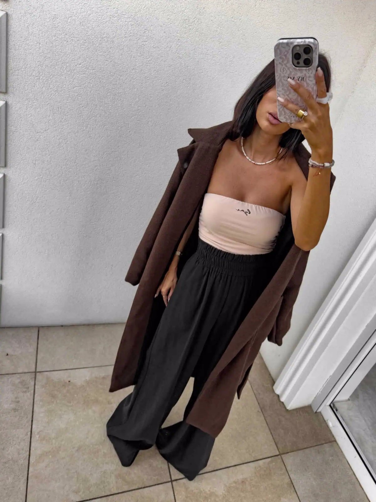 Spodnie z wiskozy SZWEDY, czarne