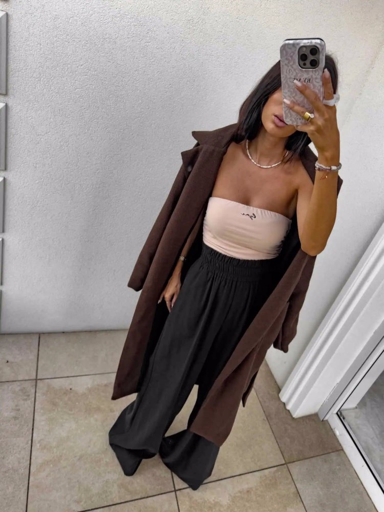 Spodnie z wiskozy SZWEDY,...