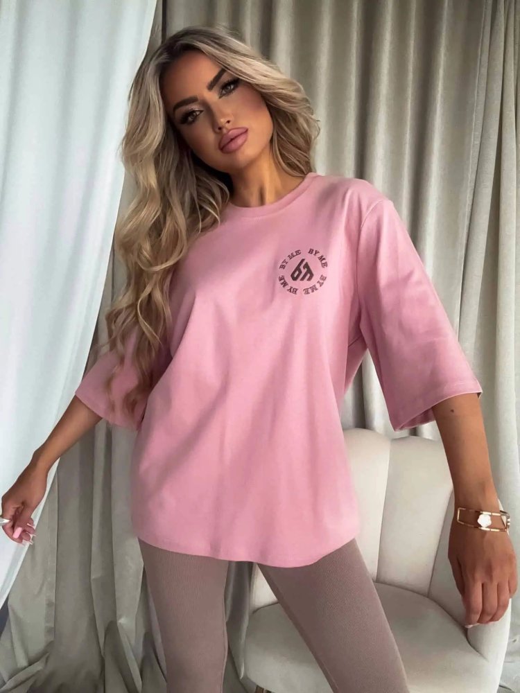 T-shirt PREMIUM, brudny róż