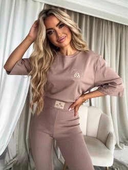 T-shirt PREMIUM, mokka