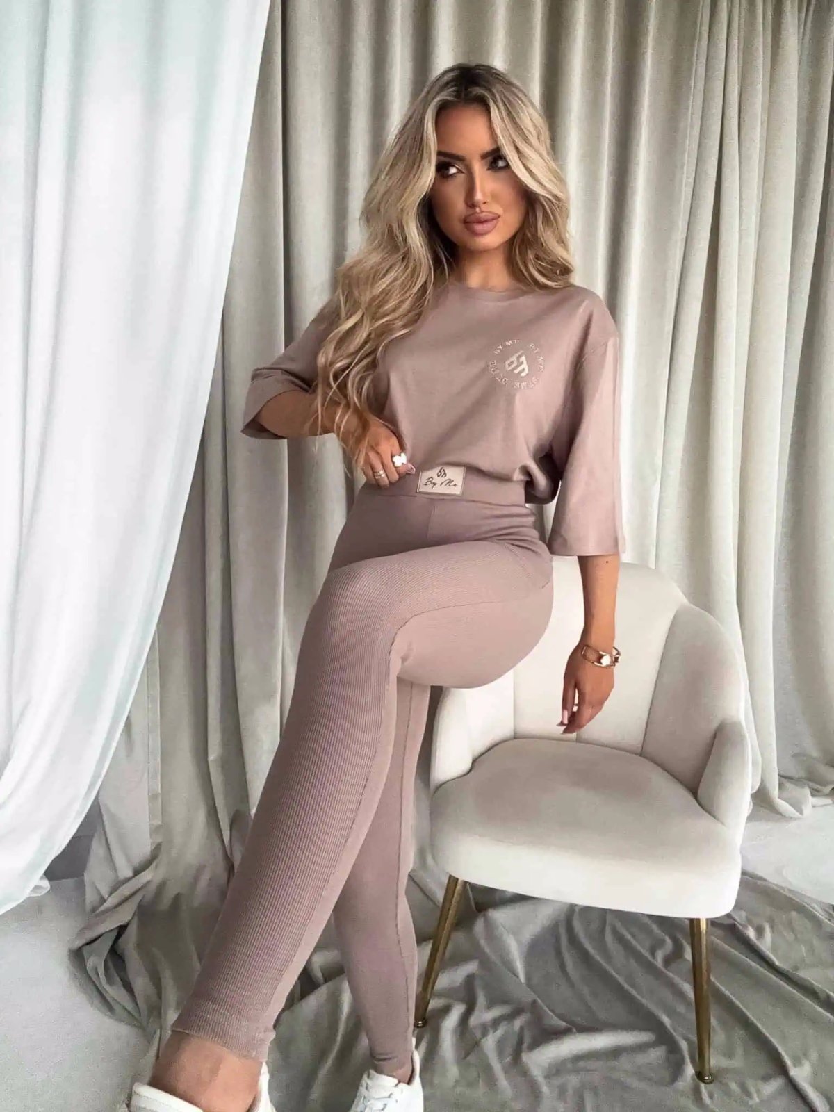 T-shirt PREMIUM, mokka