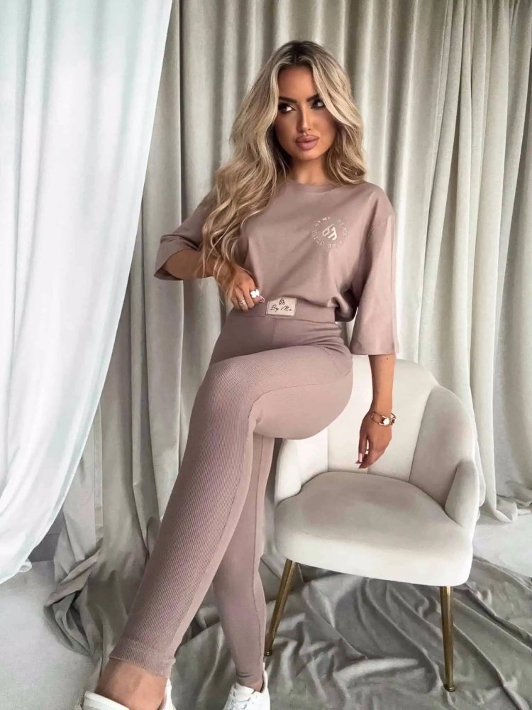 T-shirt PREMIUM, mokka