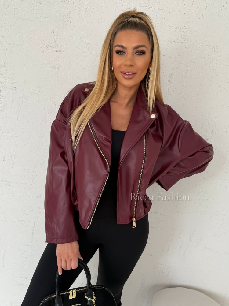 Kurtka/ramoneska skórzana...