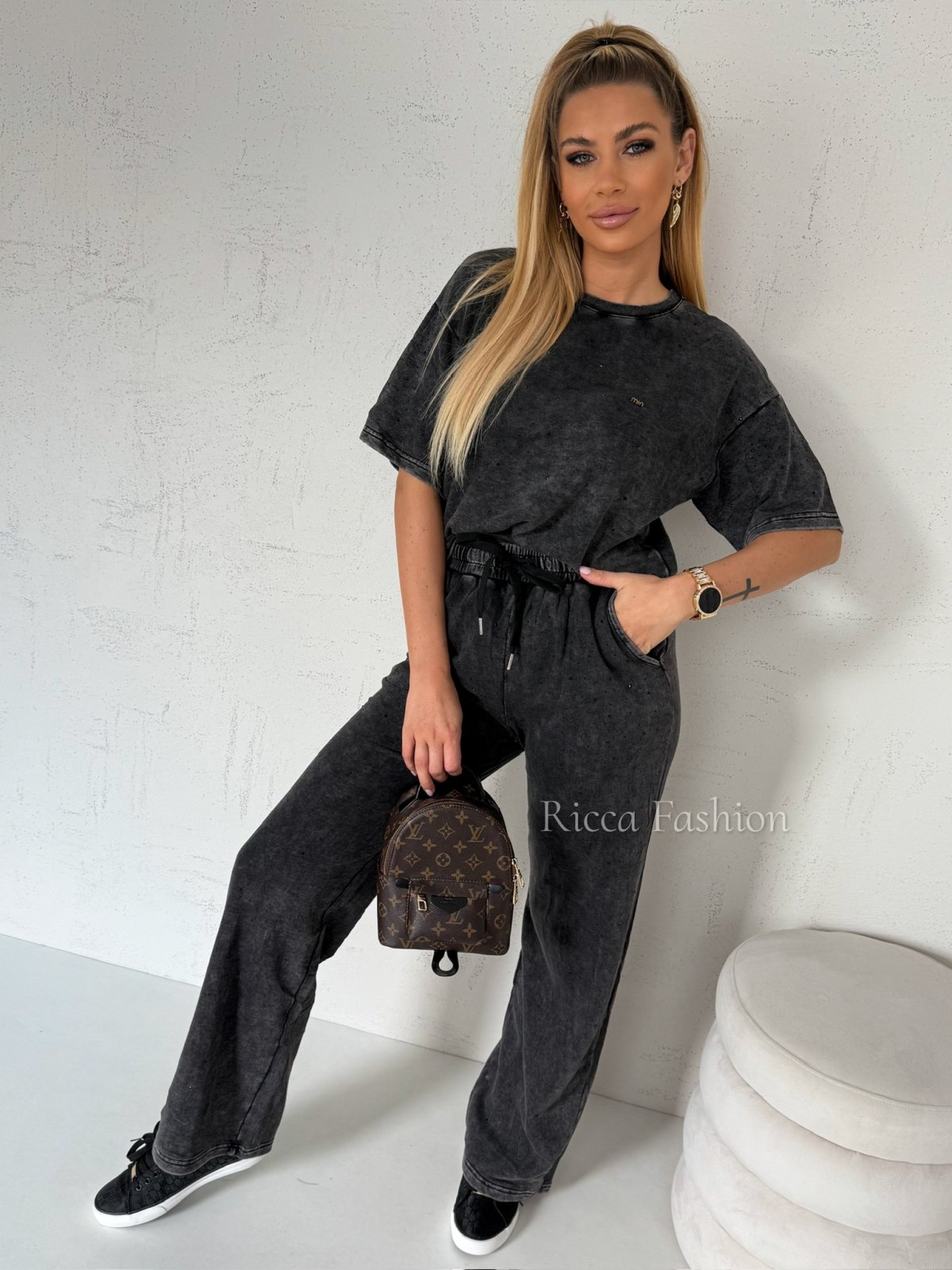 Komplet dekatyzowany KENNET, graphite