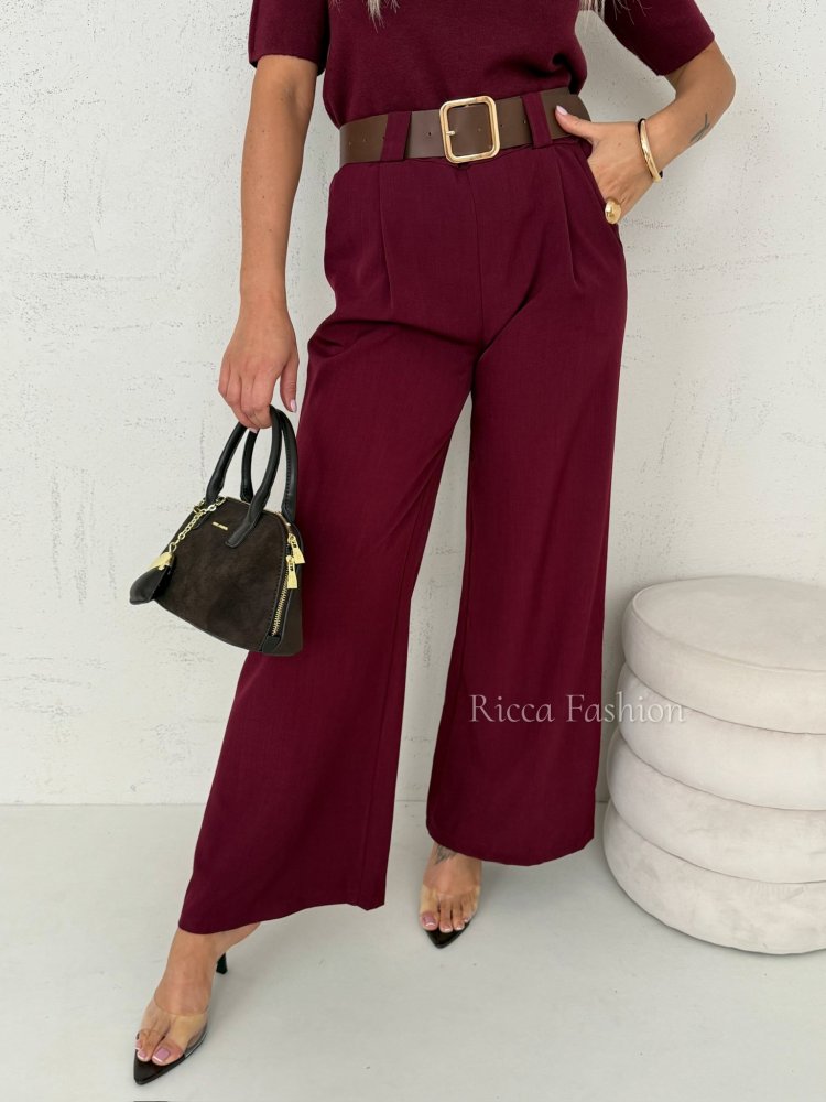 Spodnie ELEGANTE, bordo