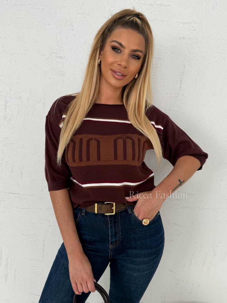 Sweterek z wiskozą MIN MIN,...