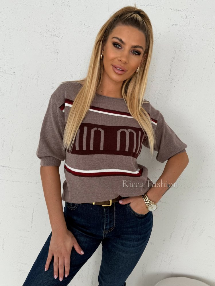 Sweterek z wiskozą MIN MIN,...