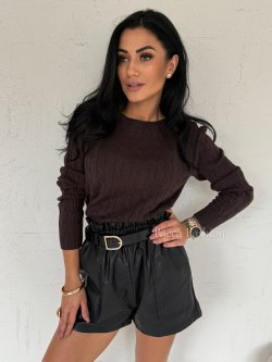 Sweter z wiskozą RALPHY, chocolate