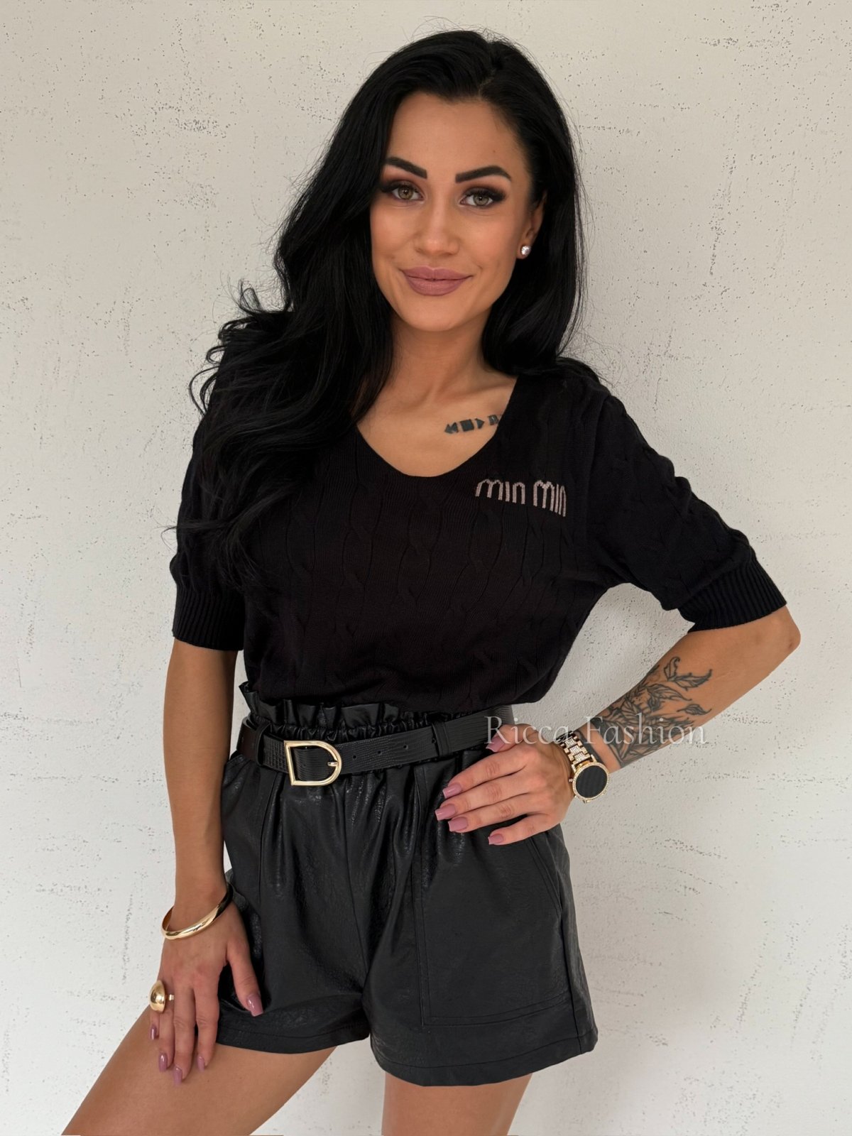 Sweter z wiskozą MILENN, black