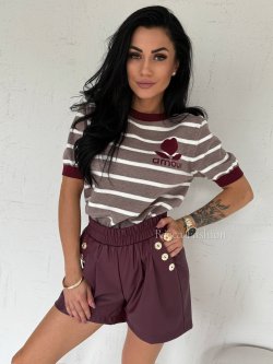 Sweter z wiskozą AMOURE, mocca