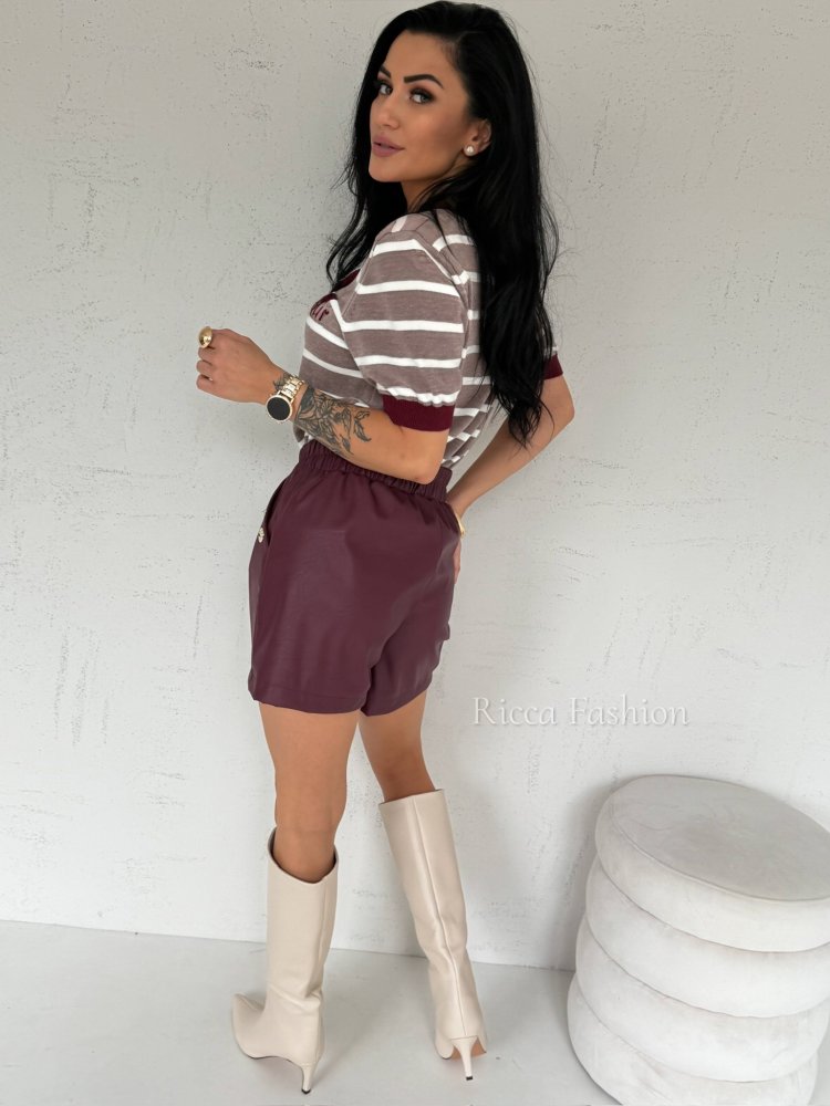 Sweter z wiskozą AMOURE, mocca