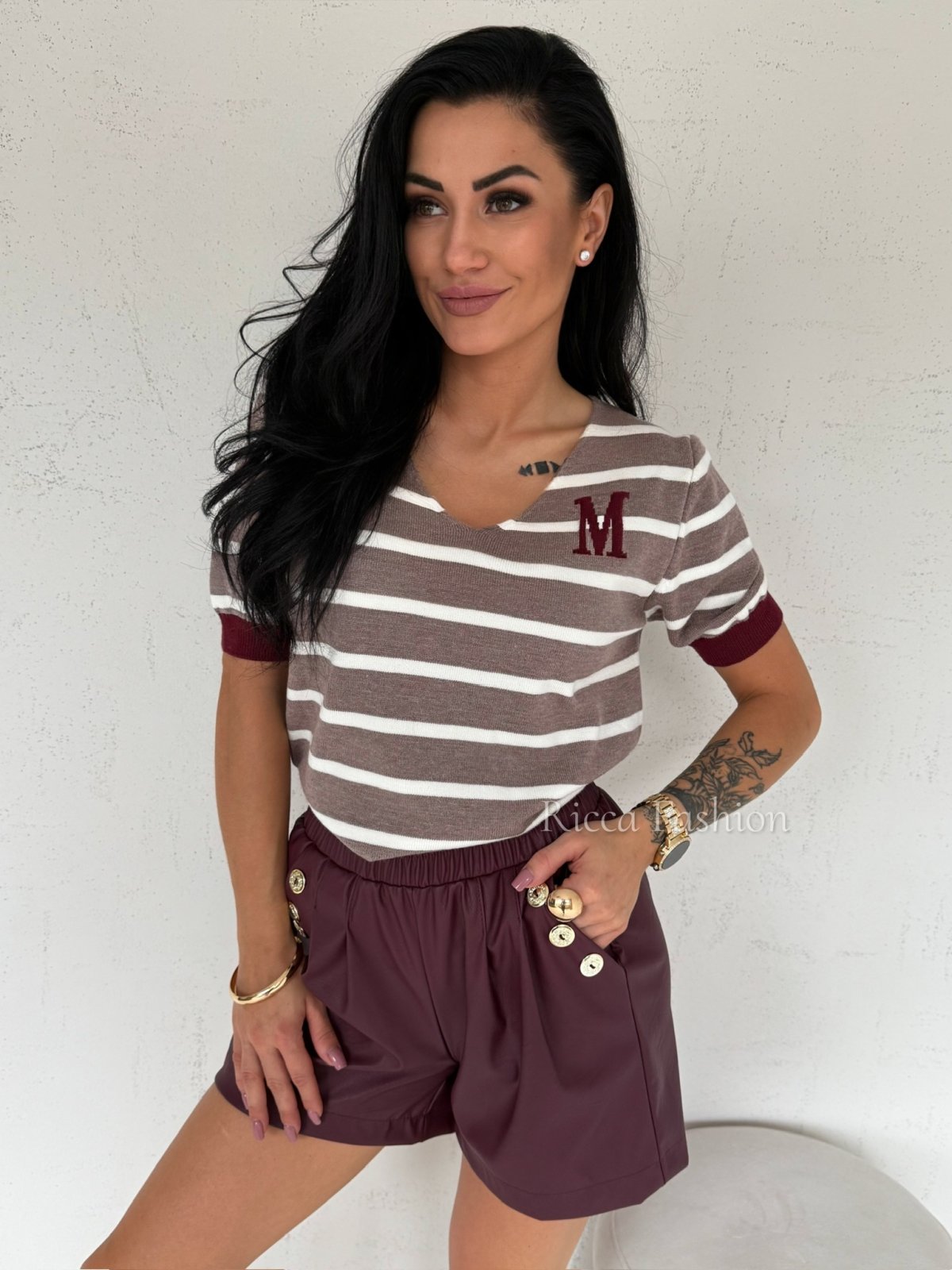 Sweter z wiskozą BONNIE, mocca