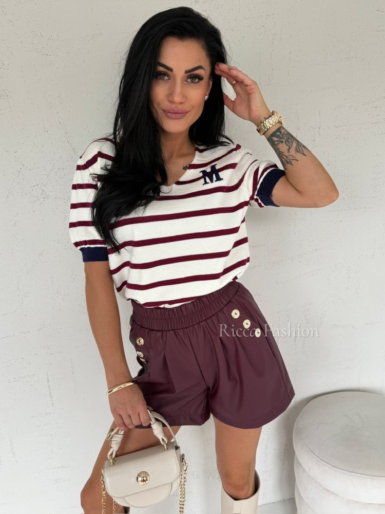 Sweter z wiskozą BONNIE, ecru