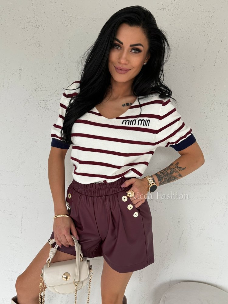 Sweter z wiskozą MINNSI, ecru