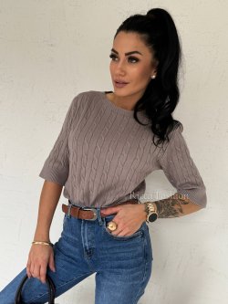 Sweter z wiskozą FORTE, fango