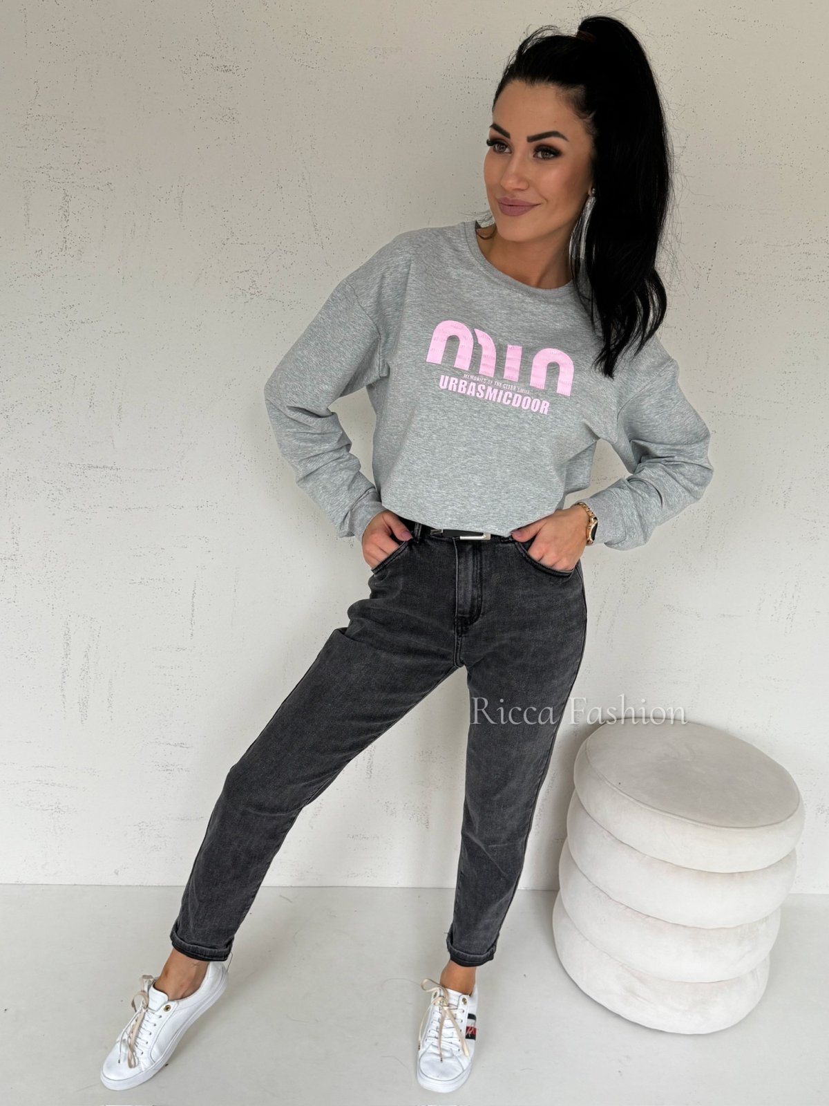 Bluza dresowa MANILLA, gray