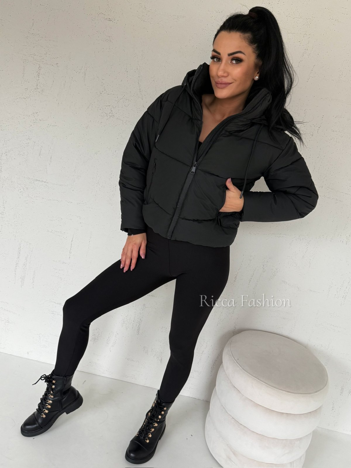 Kurtka pikowana PRIMA, black