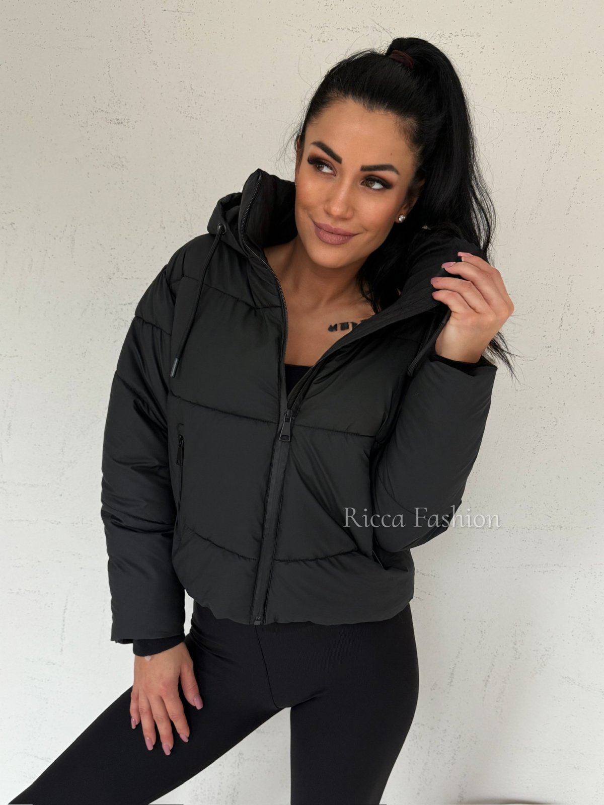 Kurtka pikowana PRIMA, black